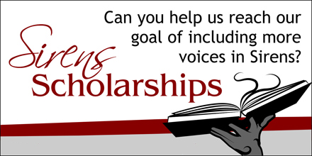 Can you help us reach our goal of including more voices in Sirens? Can you help us reach our goal of including more voices in Sirens?
