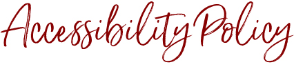 Accessibility Policy Accessibility Policy