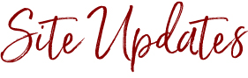 Site Updates Site Updates