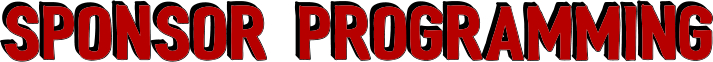 Sponsor Programming Sponsor Programming