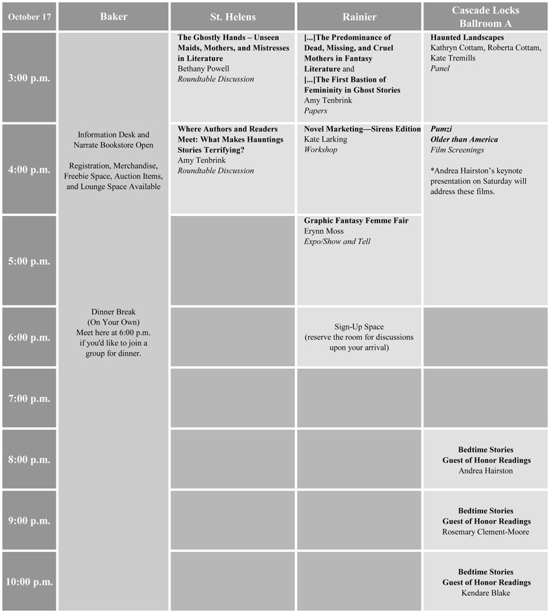 Friday Schedule Grid 2